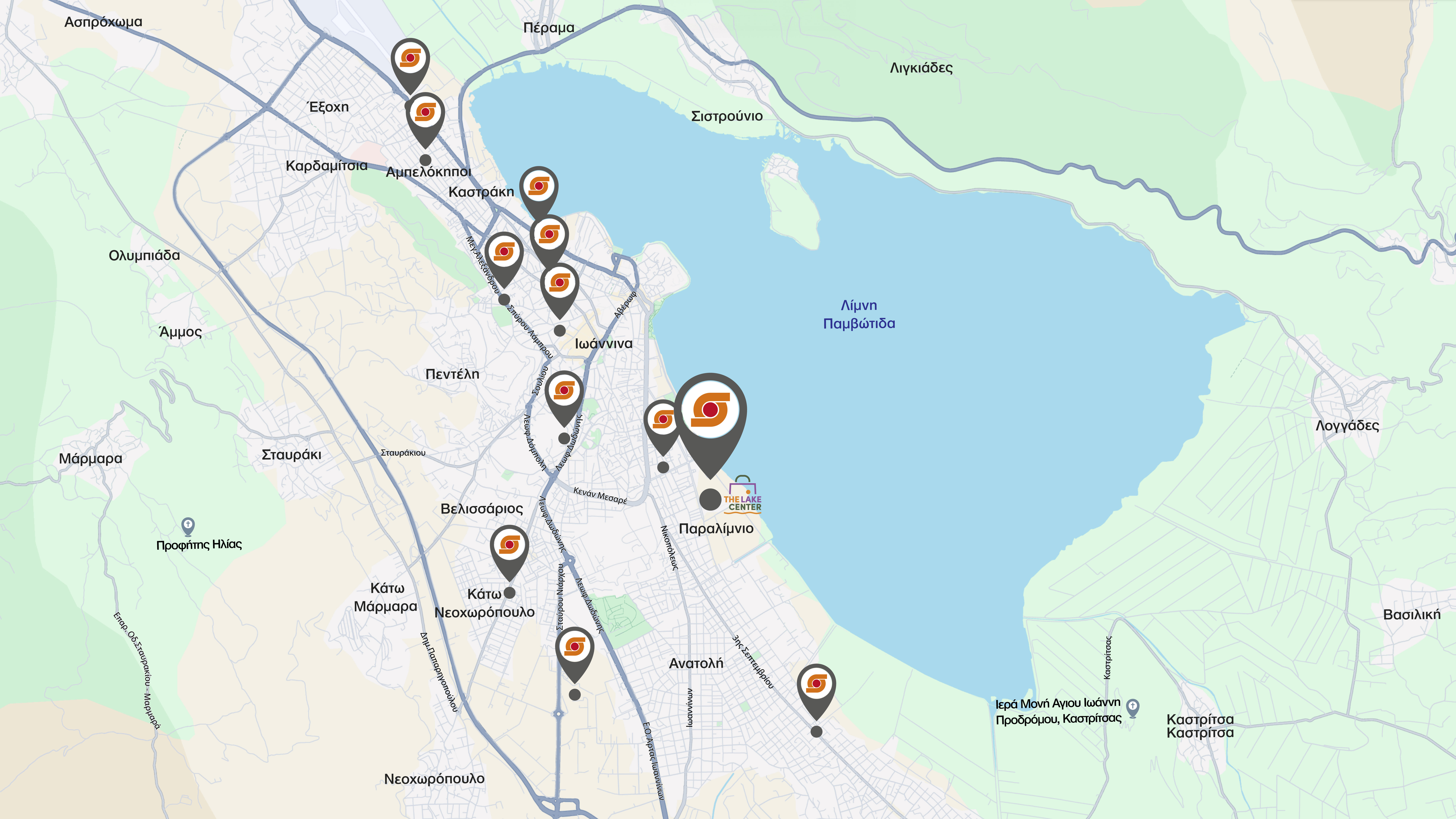 Παραλίμνιο Χάρτης Περιοχής 1